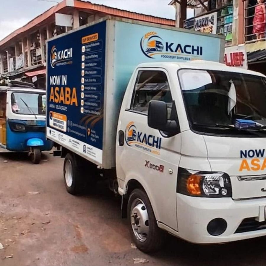 The KACHI delivery truck